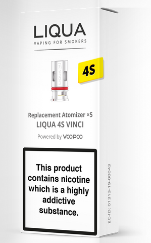 LIQUA 4S Vinci - Pack of 5 Atomizers