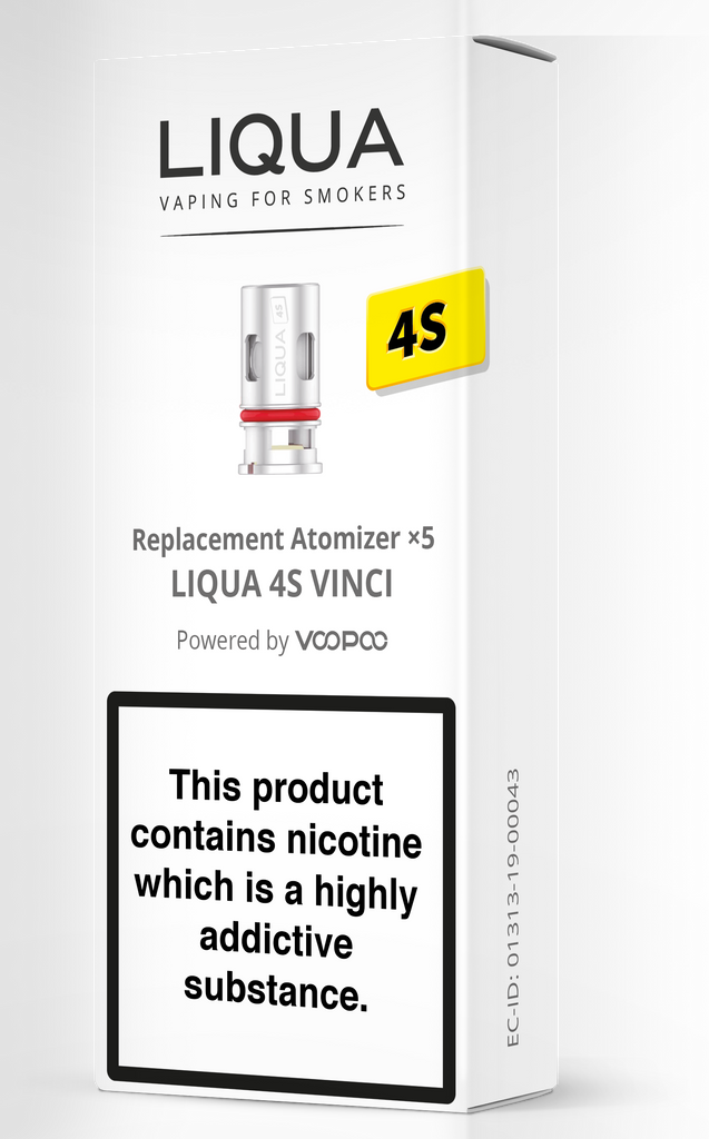 LIQUA 4S Vinci - Pack of 5 Atomizers